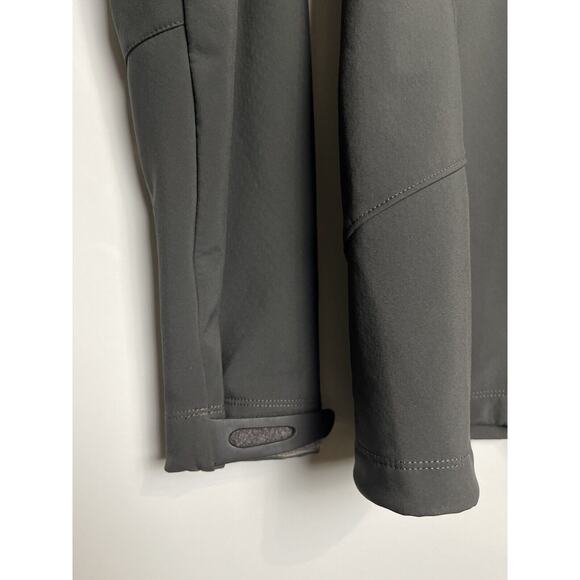 Eddie Bauer First Ascent Vented Full Zip Hiking Softshell Orange/Grey Womens Med - Picture 9 of 16